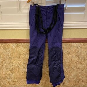 Patagonia Suspender Pants Ski Snowboard Size 32 (Large) Women’s Purple Pockets